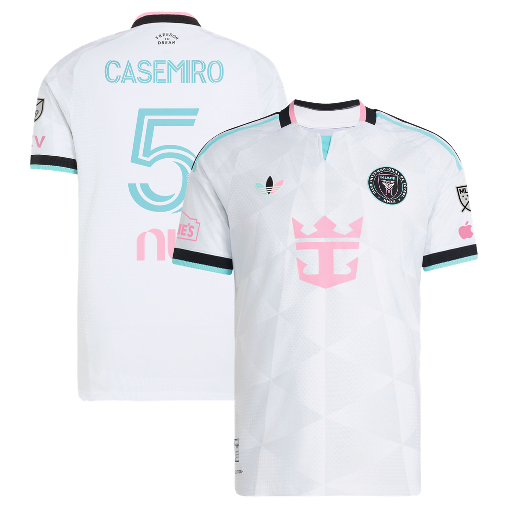 Carlos Casemiro Inter Miami CF adidas 2026 Third On-Field Authentic Jersey - White