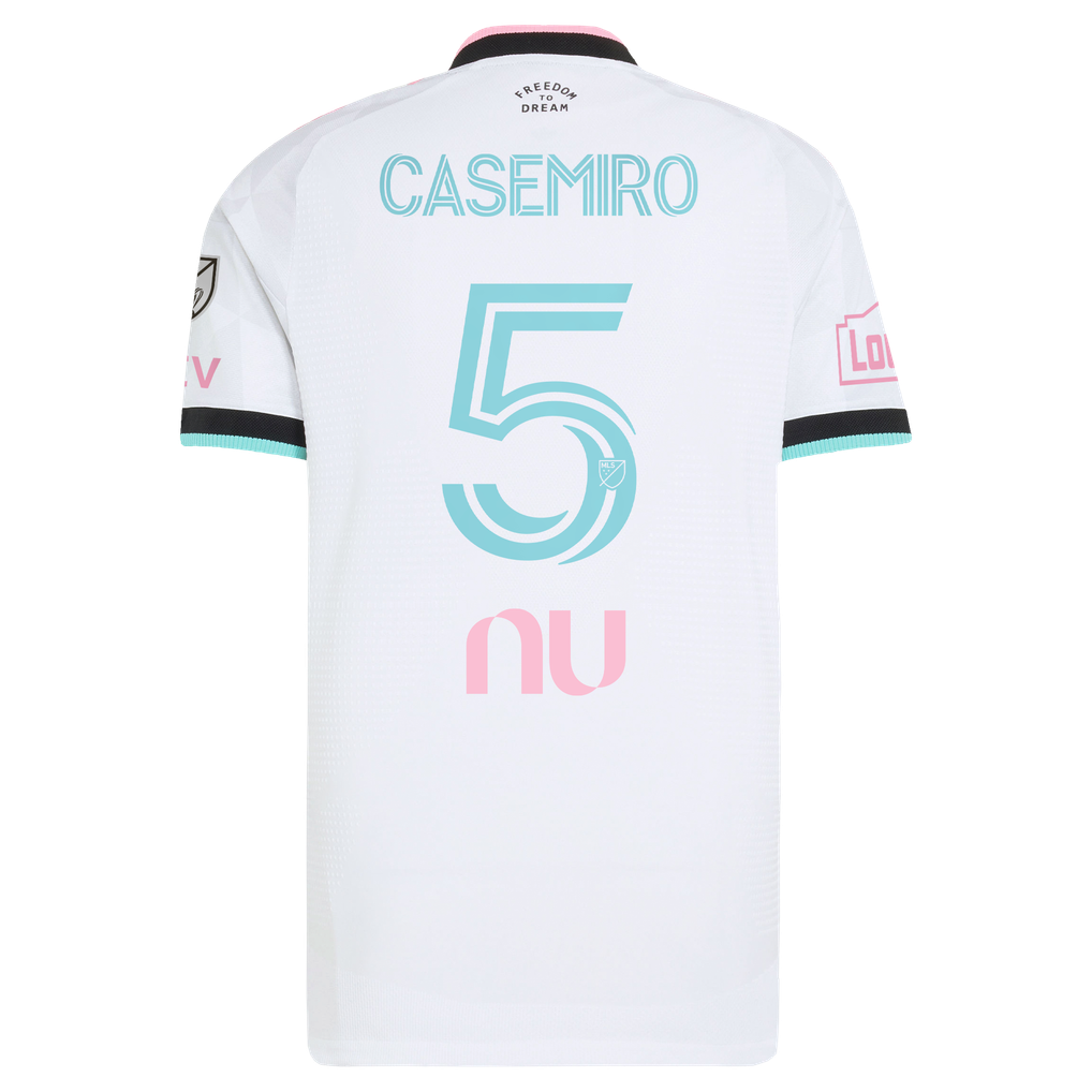 Carlos Casemiro Inter Miami CF adidas 2026 Third On-Field Authentic Jersey - White