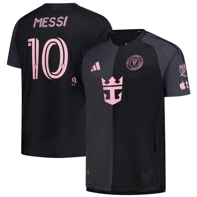Lionel Messi Inter Miami CF adidas 2025 The Fortitude Authentic Jersey - Black
