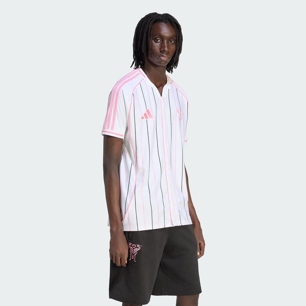  Inter Miami CF adidas Originals Full-Button Baseball Shirt - White