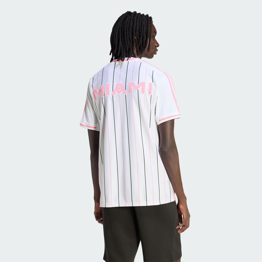  Inter Miami CF adidas Originals Full-Button Baseball Shirt - White