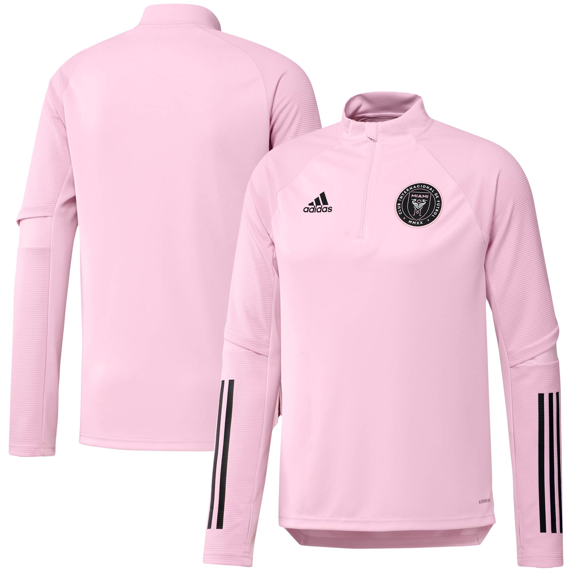 Inter Miami CF adidas Quarter-Zip Training Jacket - Pink