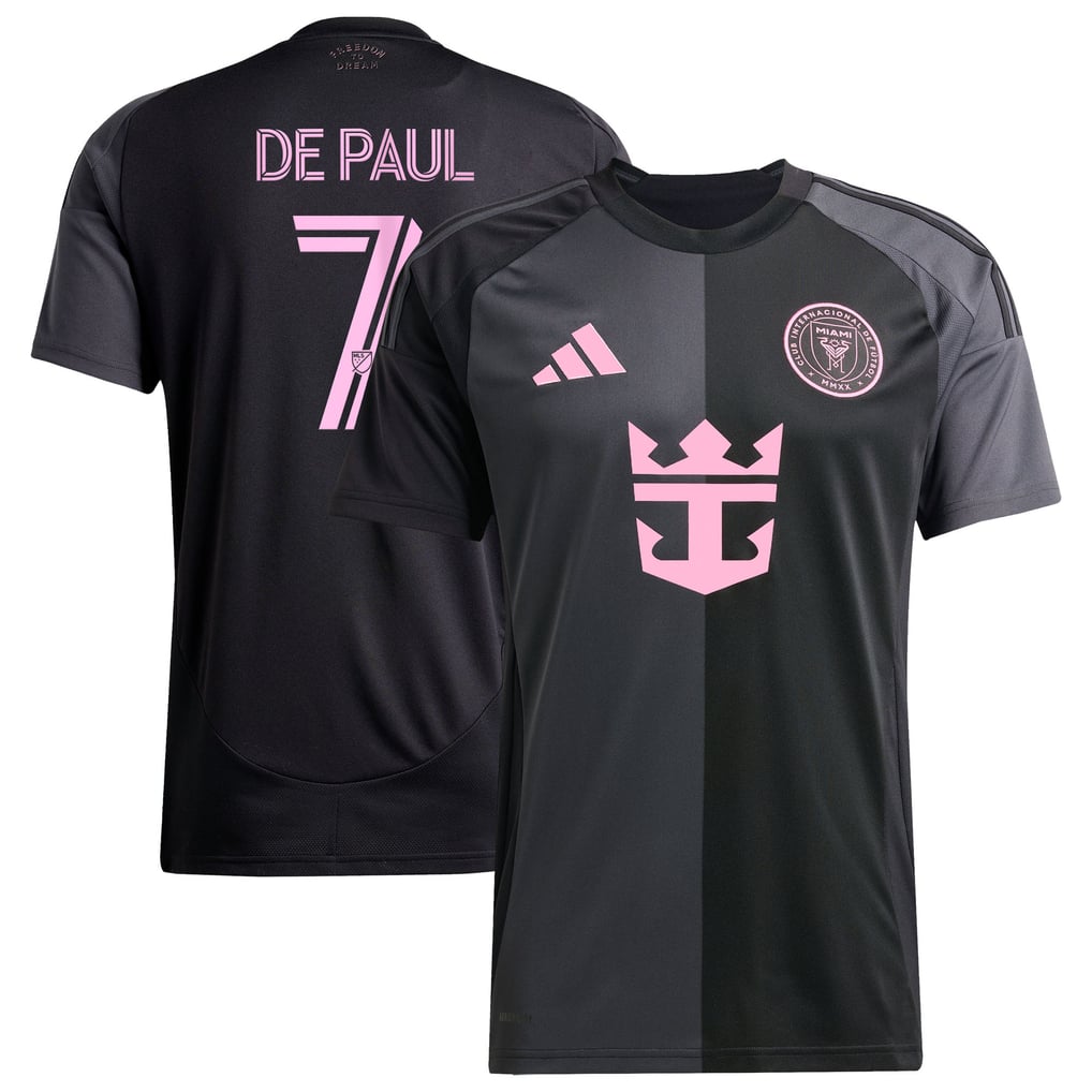 Rodrigo De Paul Inter Miami CF adidas 2025 The Fortitude Kit Replica Player Jersey - Black