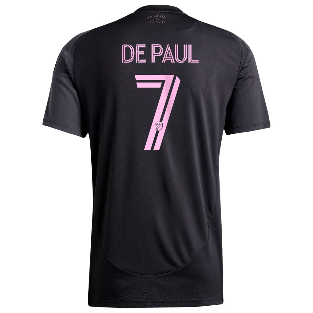 Rodrigo De Paul Inter Miami CF adidas 2025 The Fortitude Kit Replica Player Jersey - Black