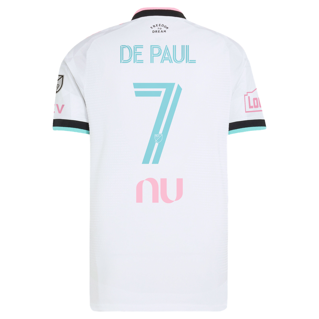 Rodrigo De Paul Inter Miami CF adidas 2026 Third On-Field Authentic Jersey - White