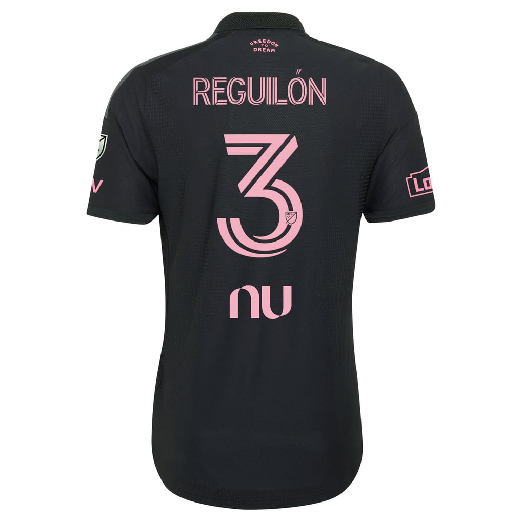 Sergio Reguilón Inter Miami CF adidas 2026 Presagio On-Field Authentic Patch Jersey - Black