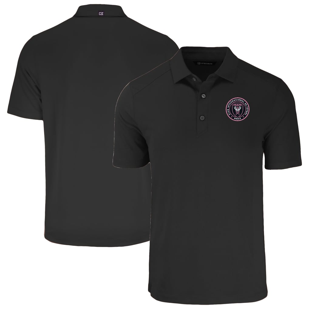 Inter Miami CF Cutter & Buck Forge Eco Stretch Recycled Polo - Black