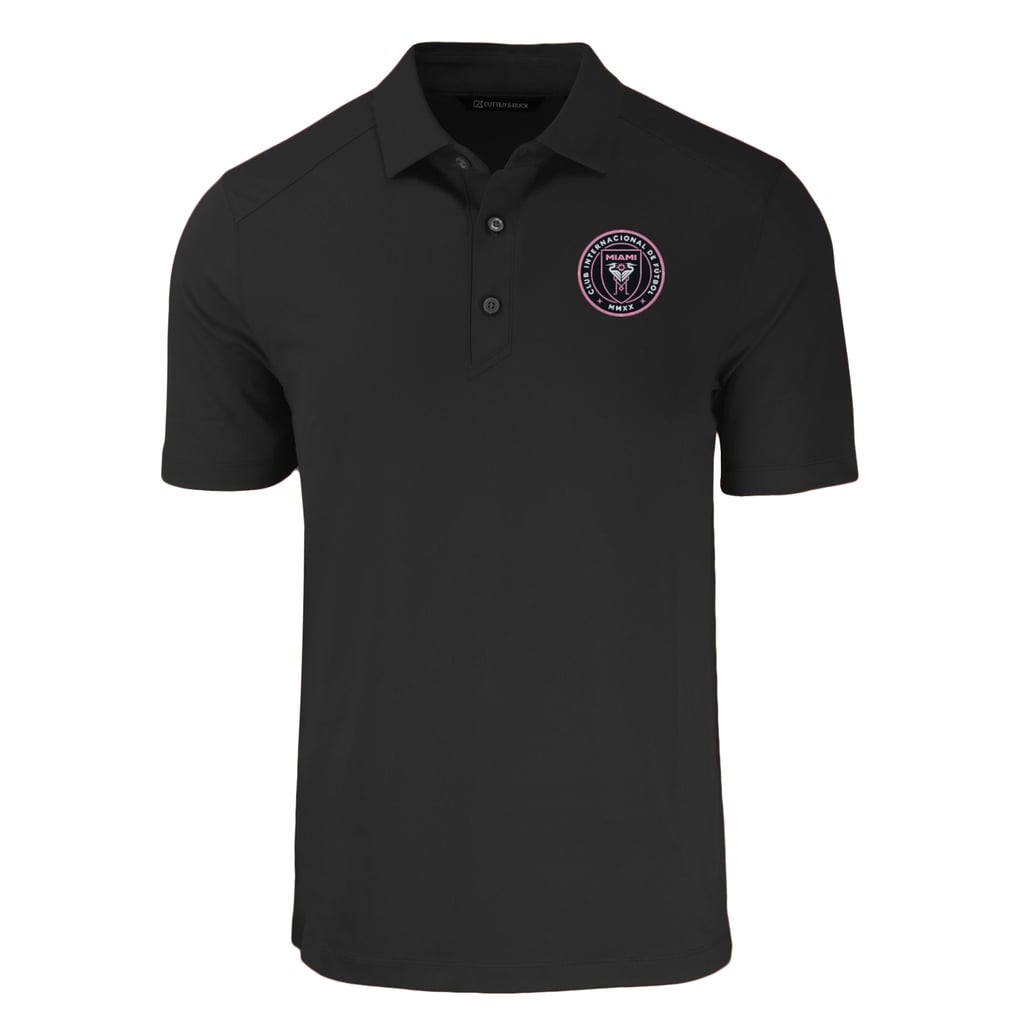 Inter Miami CF Cutter & Buck Forge Eco Stretch Recycled Polo - Black