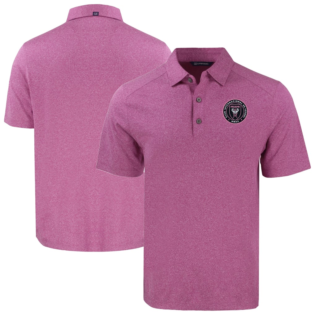 Inter Miami CF Cutter & Buck Forge Eco Stretch Recycled Polo - Pink