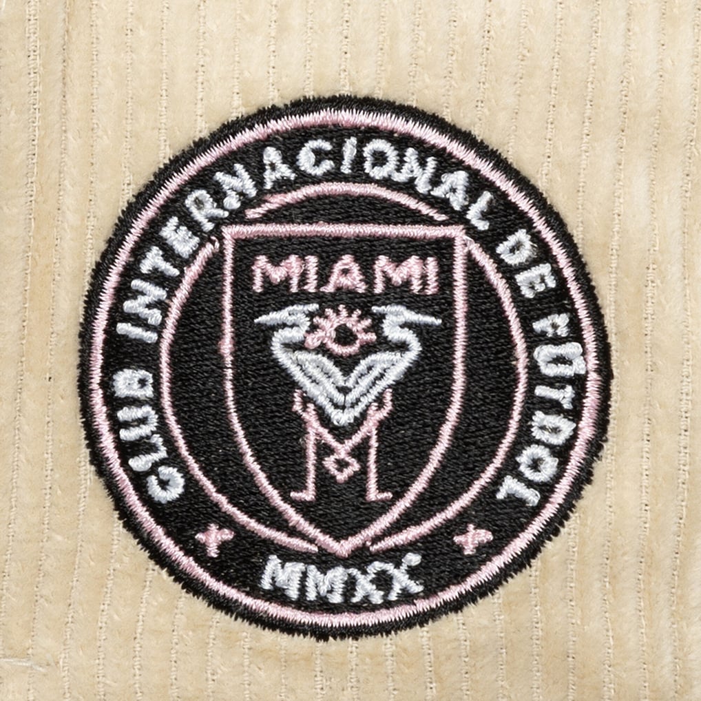 Inter Miami CF Mitchell & Ness Corduroy Off Pro Crown Adjustable Hat - Cream