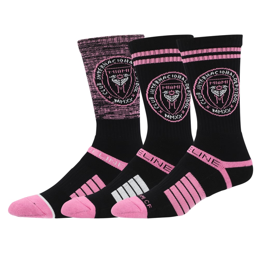 Inter Miami CF Strideline Premium 3-Pack Knit Crew Socks Set