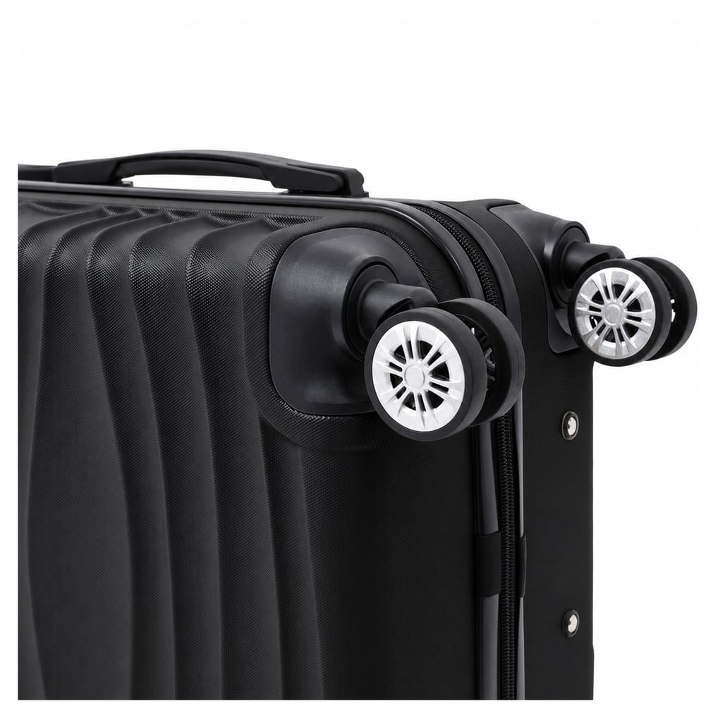 MOJO Inter Miami CF Black Carry-On Hardcase Spinner Luggage
