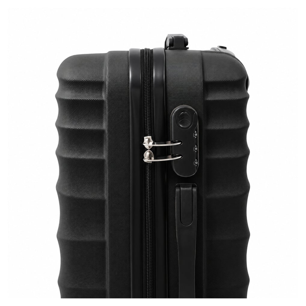 MOJO Inter Miami CF Black Carry-On Hardcase Spinner Luggage

