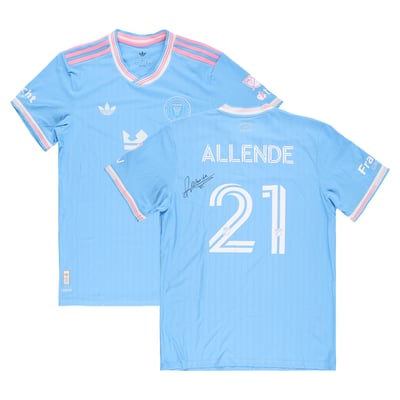 Tadeo Allende Inter Miami CF Autographed Fanatics Authentic Match-Used #21 Blue Jersey from the 2025 MLS Season - Size L