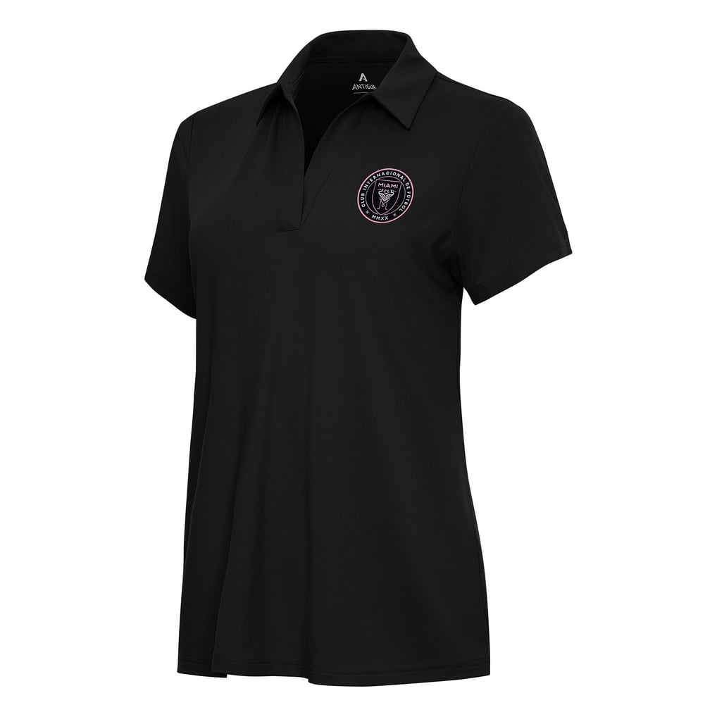Inter Miami CF Antigua Women's Era V-Neck Polo - Black