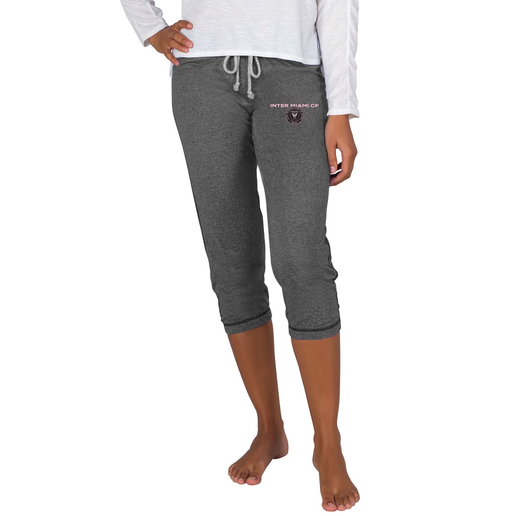 Inter Miami CF Concepts Sport Women's Quest Knit Capri Pants - Charcoal