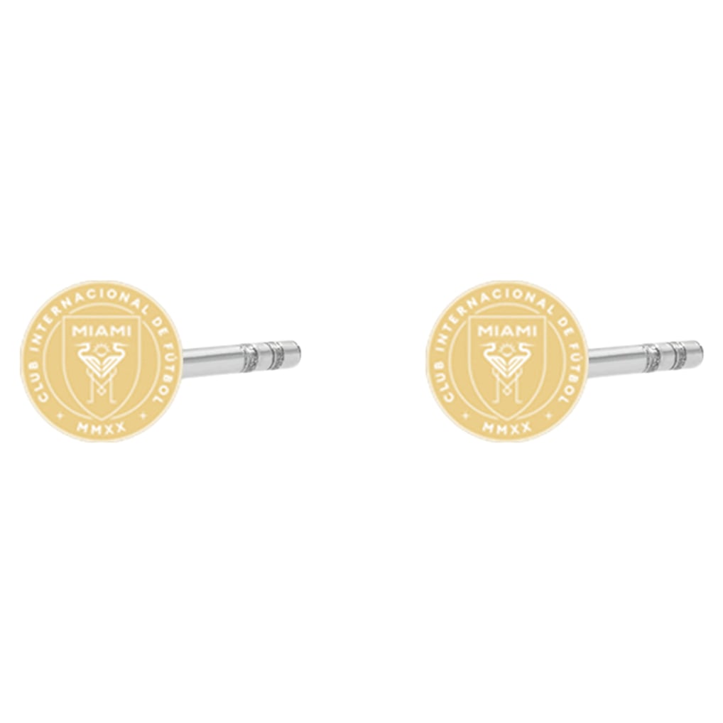 Inter Miami CF LUV AJ Women's Logo Studs - Gold