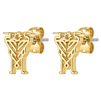 Inter Miami CF LUV AJ Women's Logo Studs - Gold