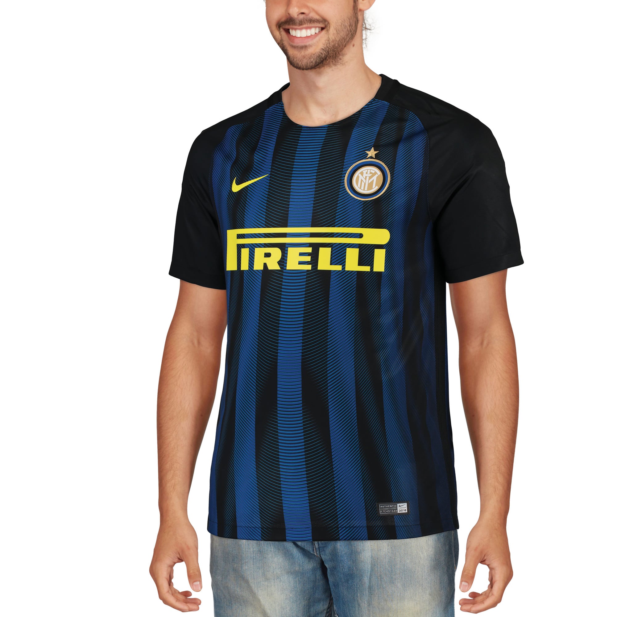 Nike Inter Milan Black 2016/17 Home Stadium Jersey