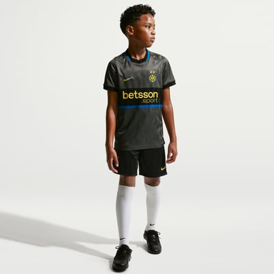  Inter Milan Nike Youth 2026/27 Third Stadium Replica Jersey - Gray