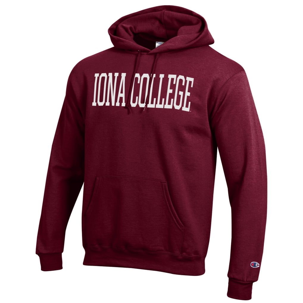 Iona University Gaels Champion Eco Powerblend Pullover Hoodie - Maroon