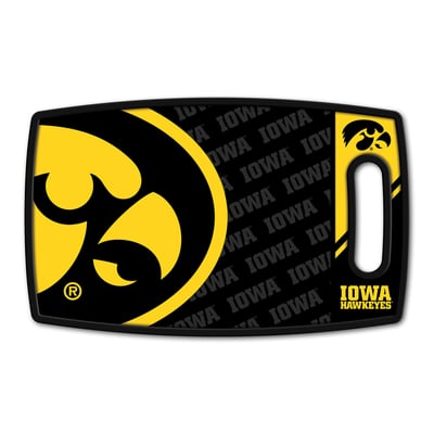 Iowa Hawkeyes Fanpoint Logo Series Cutting Board
