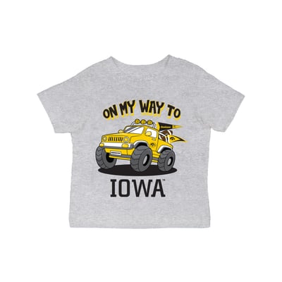 Iowa Hawkeyes Vive La Fete Infant On My Way T-Shirt - Gray
