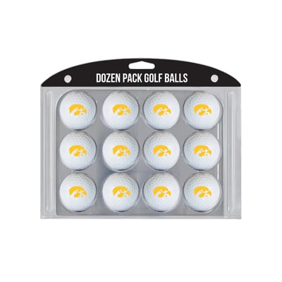 Iowa Hawkeyes 12-Pack Team Golf Ball Set