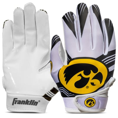 Iowa Hawkeyes Franklin Sports  Youth Football Gloves 
