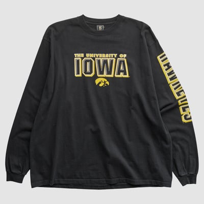 Iowa Hawkeyes Gear For Sports 2010s Long Sleeve T-shirt - Black - 3XL by Fanatics Real Vintage