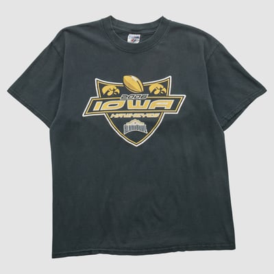 Iowa Hawkeyes Jerzees 2006 T-shirt - Black - M by Fanatics Real Vintage