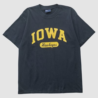 Iowa Hawkeyes MV Sport 2000s T-shirt - Black - S by Fanatics Real Vintage