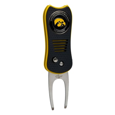 Iowa Hawkeyes Switchblade Divot Tool With Magnetic Ball Marker