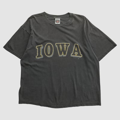 Iowa Hawkeyes Tultex 90s T-shirt - Black - 3XL by Fanatics Real Vintage
