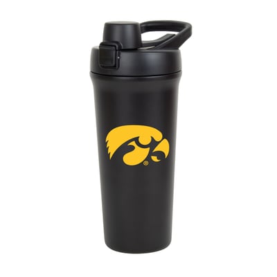 Iowa Hawkeyes Logo Brands 26oz. Flipside Shaker Bottle