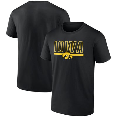 Iowa Hawkeyes Classic Inline Team T-Shirt - Black