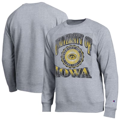 Iowa Hawkeyes Champion All-Star Sweatshirt - Heather Gray
