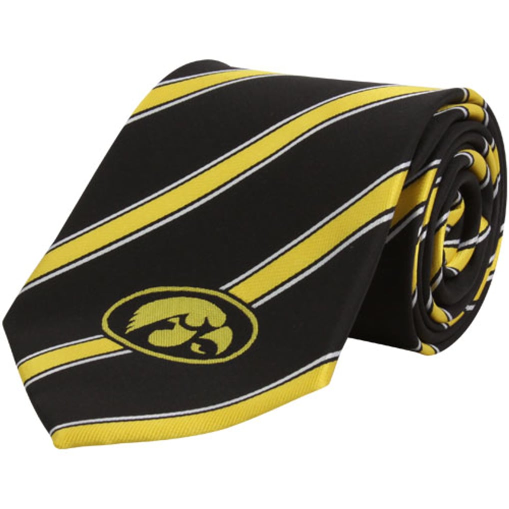 Iowa Hawkeyes Woven Poly Tie