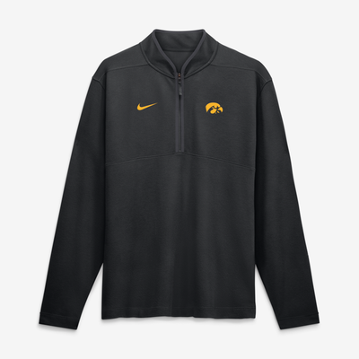  Iowa Hawkeyes Nike Dri-FIT Victory Half-Zip Pullover - Black