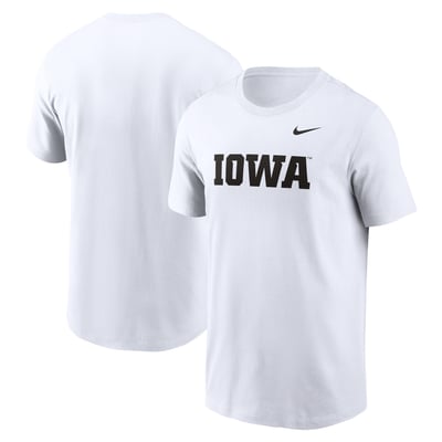 Iowa Hawkeyes Nike Primetime Wordmark T-Shirt - White