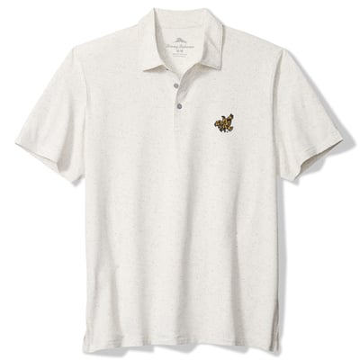 Iowa Hawkeyes Tommy Bahama Palm Dunes IslandZone Polo - White