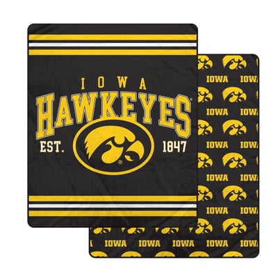 Iowa Hawkeyes Pegasus Legacy Arch Double-Sided 60" x 70" Blanket
