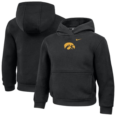 Iowa Hawkeyes Nike Preschool Core Hoodie - Black