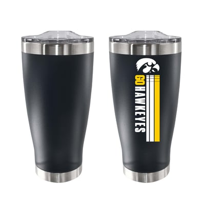 Iowa Hawkeyes The Memory Company 20oz. Let's Go Stainless Steel Tumbler