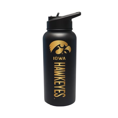 Iowa Hawkeyes The Memory Company 32oz. Stainless Steel Gold Lettering Tumbler
