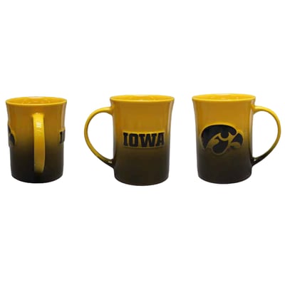 Iowa Hawkeyes The Memory Company Two-Pack 15oz. Ceramic Ombre Mug Set