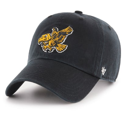  Iowa Hawkeyes '47 Unisex Vault Clean Up Adjustable Hat - Black