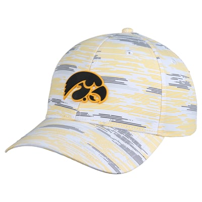 Iowa Hawkeyes Ahead Unisex The Zone Adjustable Hat - Black/Gold