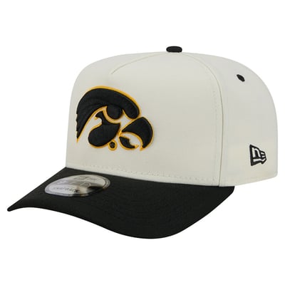 Iowa Hawkeyes New Era Unisex 9FIFTY A-Frame Snapback Hat - White/Black