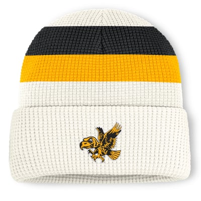  Iowa Hawkeyes Nike Unisex Legacy Letter Cuffed Knit Hat - White